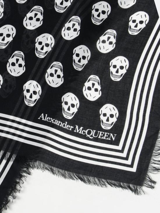  알렉산더 맥퀸 머플러/스카프 5909344418Q 1078 Black 1 - ALEXANDER MCQUEEN