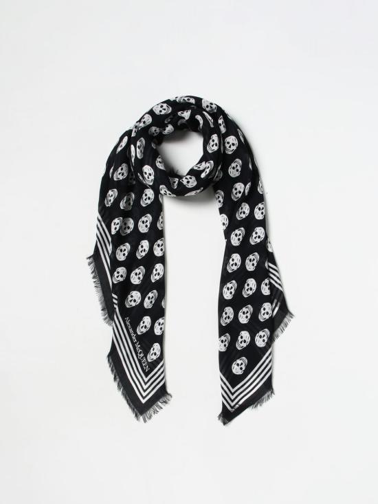  알렉산더 맥퀸 머플러/스카프 5909344418Q 1078 Black 1 - ALEXANDER MCQUEEN