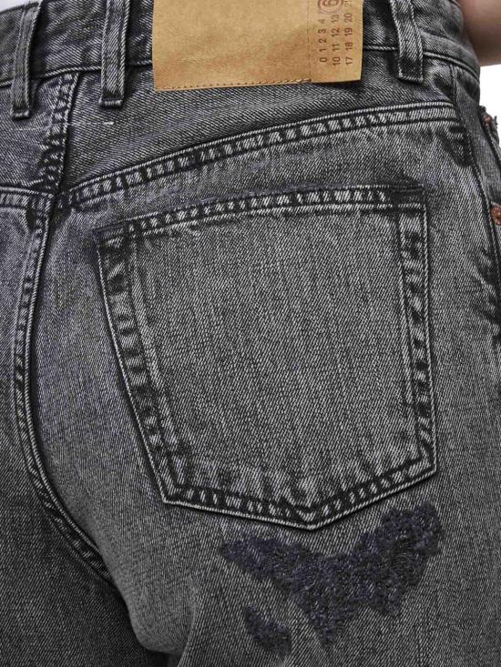 24FW MM6 메종마르지엘라 데님 팬츠 S52LA0242M35149 900 Black - MM6 MAISON MARGIELA