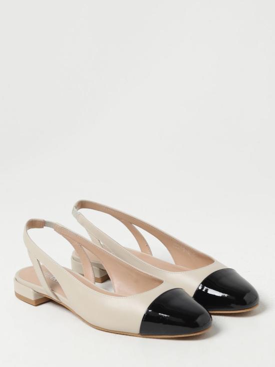  스튜어트 와이츠먼 플랫 슈즈 SC667 T2M Beige - STUART WEITZMAN