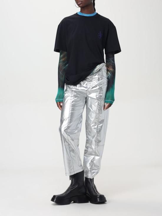 24FW JW앤더슨 반팔 티셔츠 JT0245PG1387 999 Black - JW ANDERSON