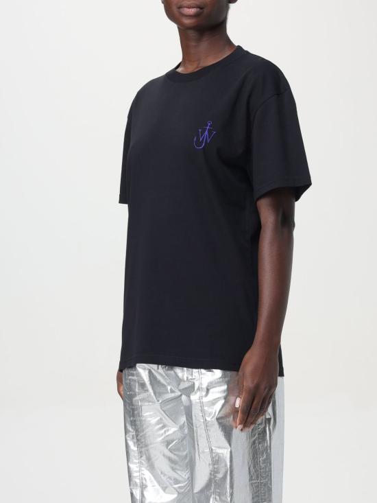 24FW JW앤더슨 반팔 티셔츠 JT0245PG1387 999 Black - JW ANDERSON