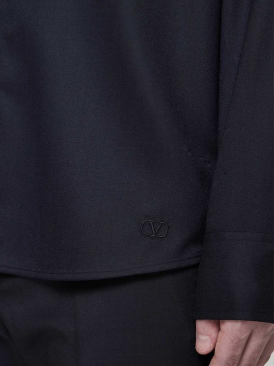 24FW 발렌티노 가라바니 긴팔 셔츠 5V3AB764AD0 598 Blue - VALENTINO GARAVANI