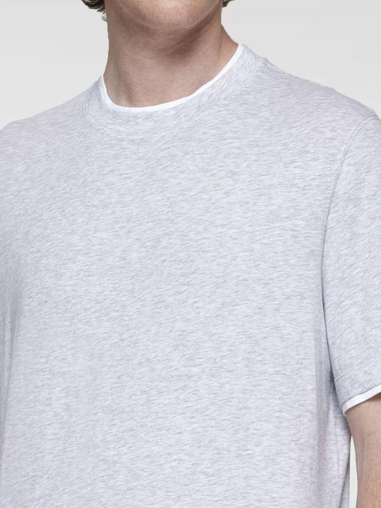 24FW 브루넬로 쿠치넬리 반팔 티셔츠 M0B137427 CL517 Grey 2 - BRUNELLO CUCINELLI