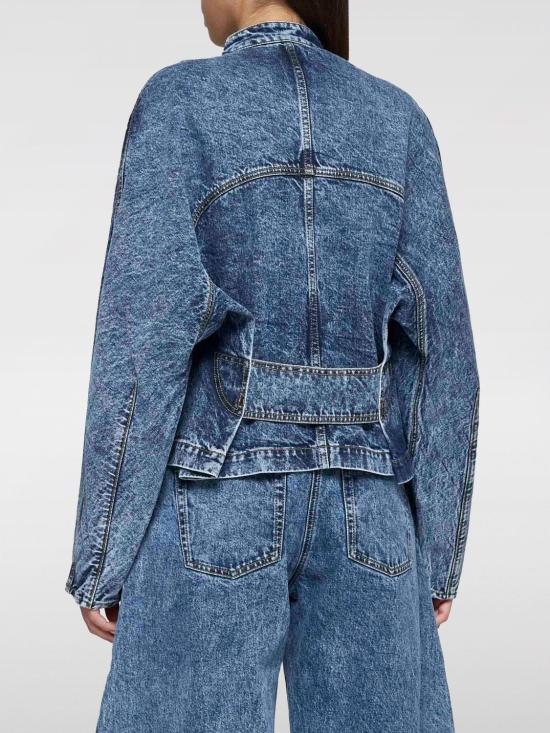 24FW 알라이아 자켓 AA9V03826T535 524 Denim - ALAIA