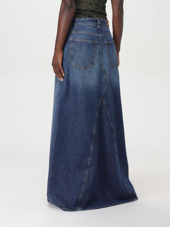 24FW 디젤 롱 스커트 A1071609I27 01 Denim - DIESEL
