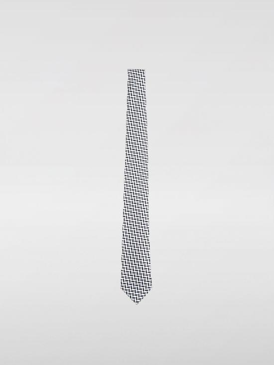 24FW 조르지오 아르마니 넥타이 3602874F810 04417 Silver