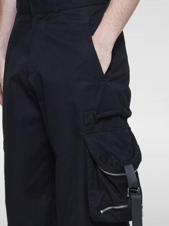 24FW 오프화이트 팬츠 OMCF041C99FAB0021000 Black - OFF WHITE