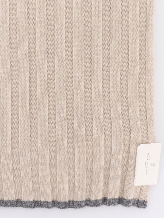 24FW 브루넬로 쿠치넬리 머플러/스카프 M2240819 CZ695 Sand - BRUNELLO CUCINELLI