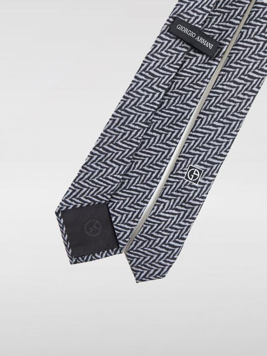 24FW 조르지오 아르마니 넥타이 3602874F813 00020 Black - GIORGIO ARMANI