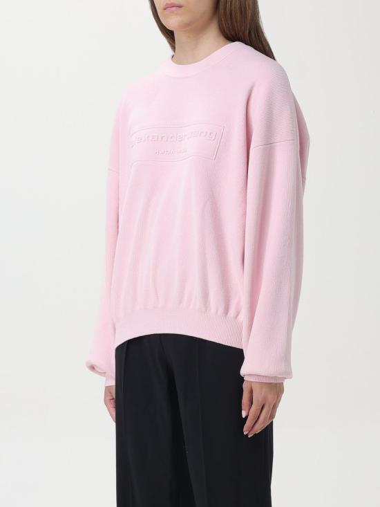 24FW 알렉산더 왕 스웨터 1KC3231017 84A Pink - ALEXANDER WANG