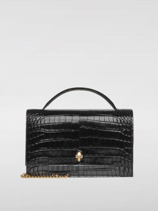 24FW 알렉산더 맥퀸 숄더백 7327981HB0G 1000 Black