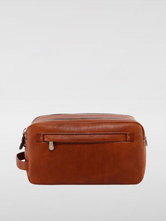 24FW 브루넬로 쿠치넬리 뷰티 케이스 MWZIU334 C6608 Brown