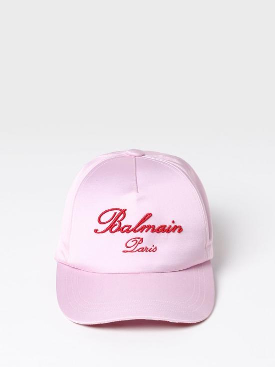  발망 모자 DF1XA231MF30 OEJ Pink - BALMAIN