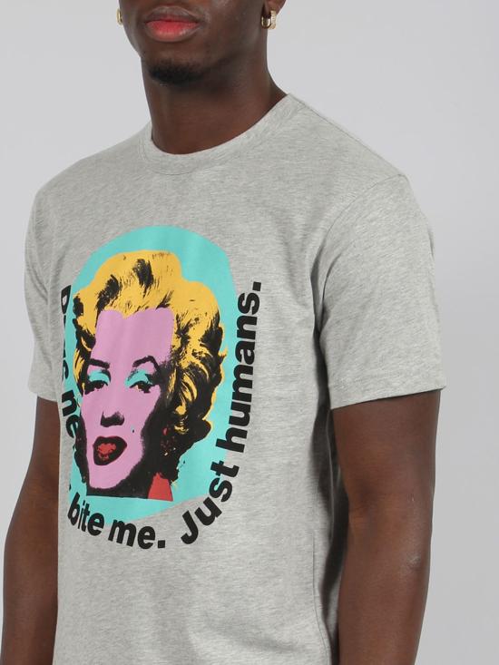  꼼데가르송 반팔 티셔츠 FMT005S24 1 Grey - COMME DES GARCONS