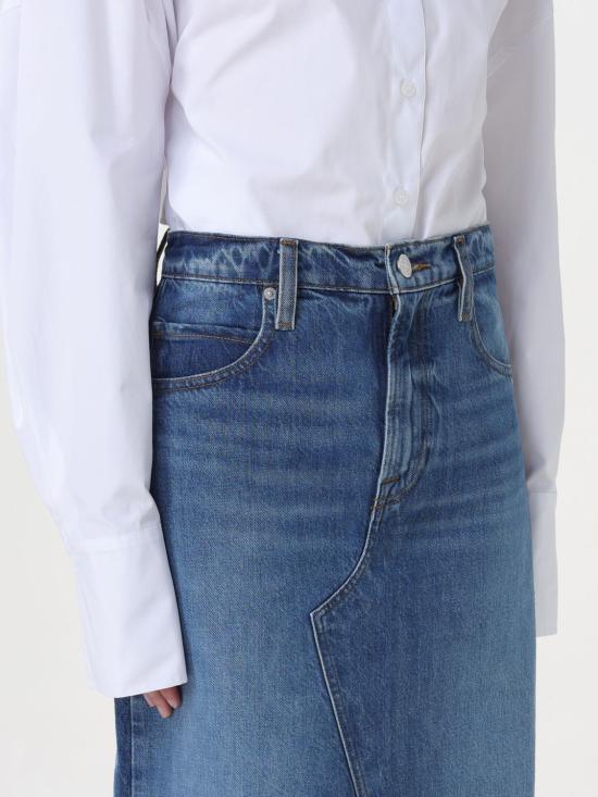  프레임 롱 스커트 TMSAS727 DLAM Denim - FRAME