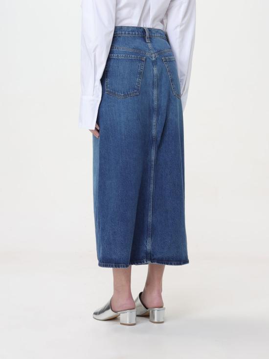  프레임 롱 스커트 TMSAS727 DLAM Denim - FRAME