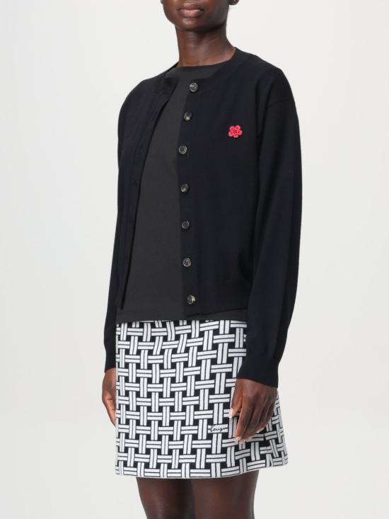 24FW 겐조 가디건 FE62CA4763LB 99J Black - KENZO