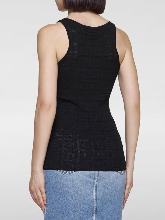 24FW 지방시 민소매 티셔츠 BW60Z64ZAQ 001 Black - GIVENCHY