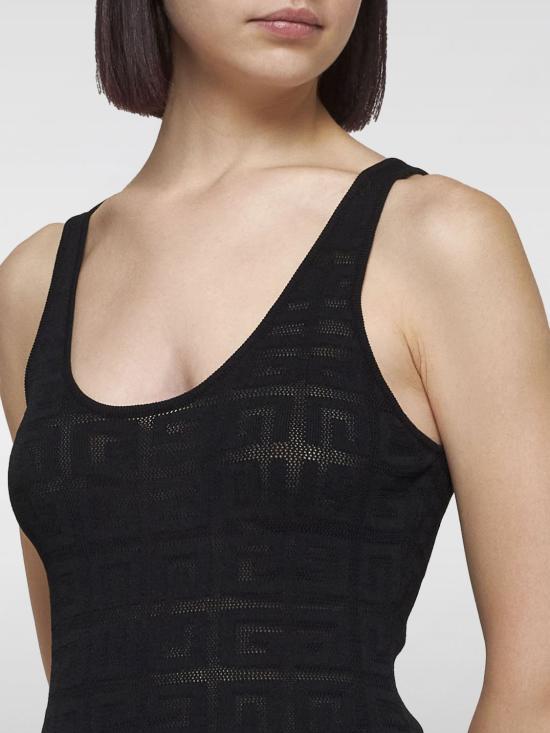 24FW 지방시 민소매 티셔츠 BW60Z64ZAQ 001 Black - GIVENCHY