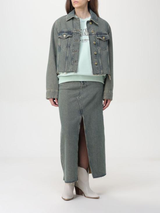 24FW 가니 자켓 J1478 886 Blue - GANNI