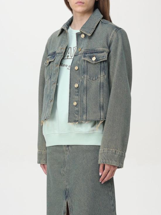 24FW 가니 자켓 J1478 886 Blue - GANNI