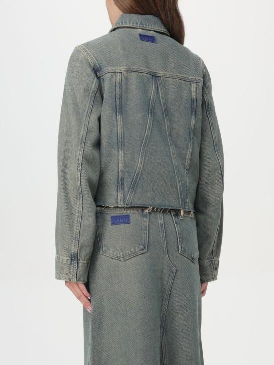 24FW 가니 자켓 J1478 886 Blue - GANNI