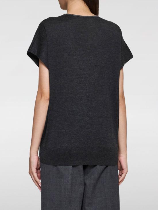 24FW 브루넬로 쿠치넬리 스웨터 M13835332P C055 Charcoal - BRUNELLO CUCINELLI