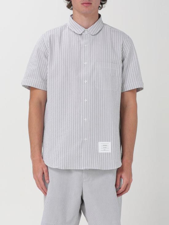  톰브라운 반팔 셔츠 MWS314AF0586 045 Silver