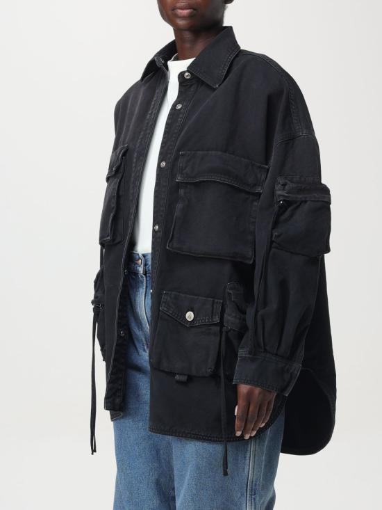 25FW 디 아티코 자켓 247WCB48D088 100 Black - THE ATTICO