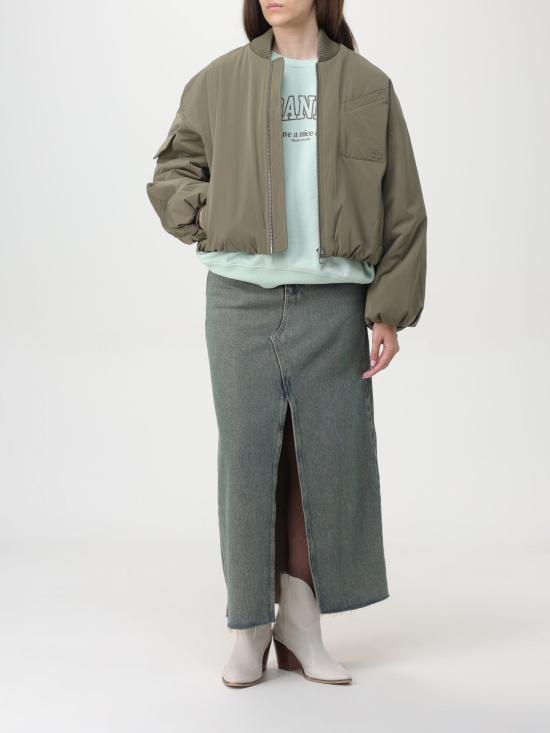  가니 자켓 F9282 861 Military - GANNI