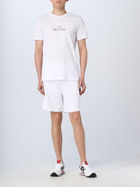  알마니 숏팬츠 3RZSAAZJ83Z 1100 White - ARMANI