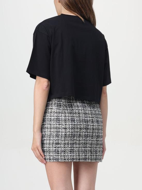 24FW 발망 반팔 티셔츠 BF1EE020BB02 EAB Black - BALMAIN