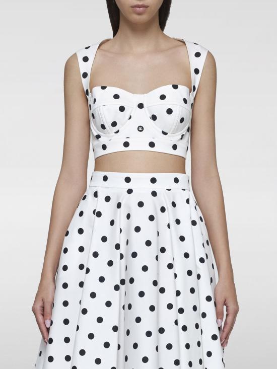 24FW 돌체앤가바나 민소매 티셔츠 F7AA7TFSFNM HWZRN White