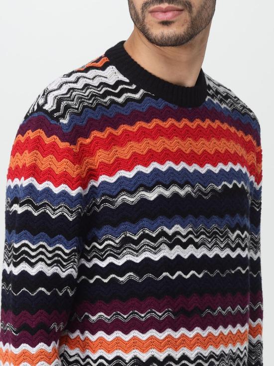  미소니 스웨터 US23WN05BK025P SM8YB Fa01 - MISSONI