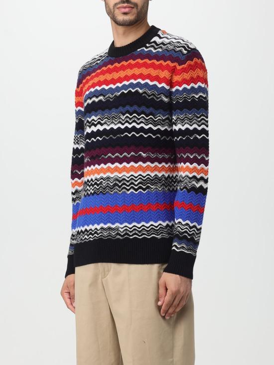  미소니 스웨터 US23WN05BK025P SM8YB Fa01 - MISSONI
