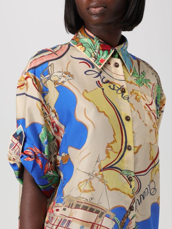  짐머만 셔츠 8477TRS241 NAUMP Blue - ZIMMERMANN