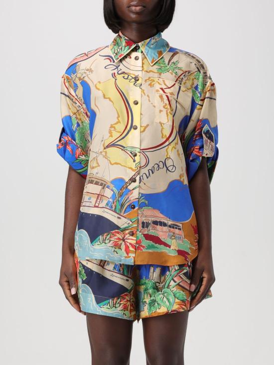  짐머만 셔츠 8477TRS241 NAUMP Blue