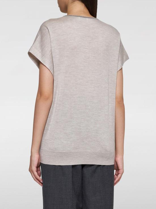 24FW 브루넬로 쿠치넬리 스웨터 M13835332P C2358 Beige - BRUNELLO CUCINELLI