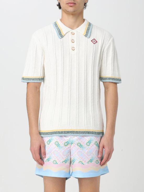  카사블랑카 폴로 티셔츠 MPS24KW586 01 White