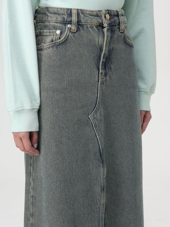 24FW 가니 롱 스커트 J1477 886 Beige - GANNI