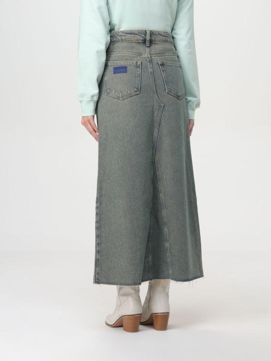 24FW 가니 롱 스커트 J1477 886 Beige - GANNI