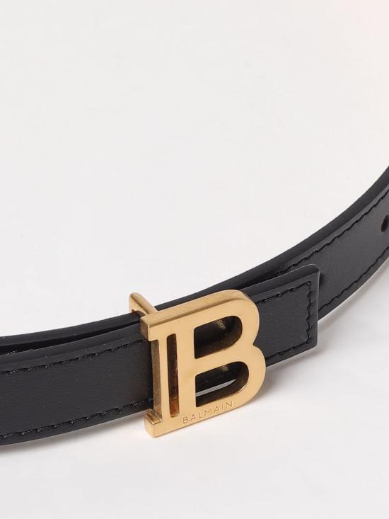 24FW 발망 레귤러 벨트 DN1WJ000LVTL 0PA Black - BALMAIN