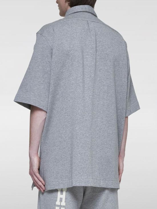 24FW 지방시 반팔 셔츠 BM611J1YGT 055 Grey - GIVENCHY