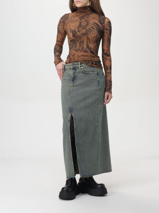 24FW 아크네 스튜디오 긴팔 티셔츠 AL0430 AN2 Brown - ACNE STUDIOS