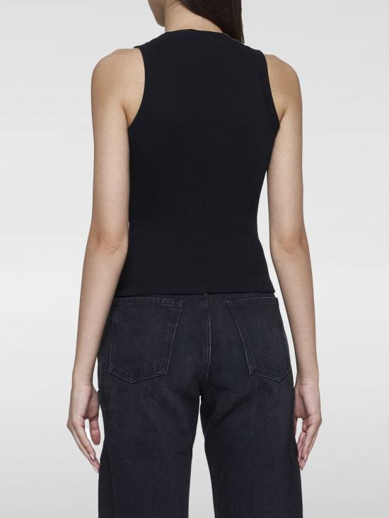 24FW 오프화이트 민소매 티셔츠 OWAD236C99JER0011001 Black - OFF WHITE