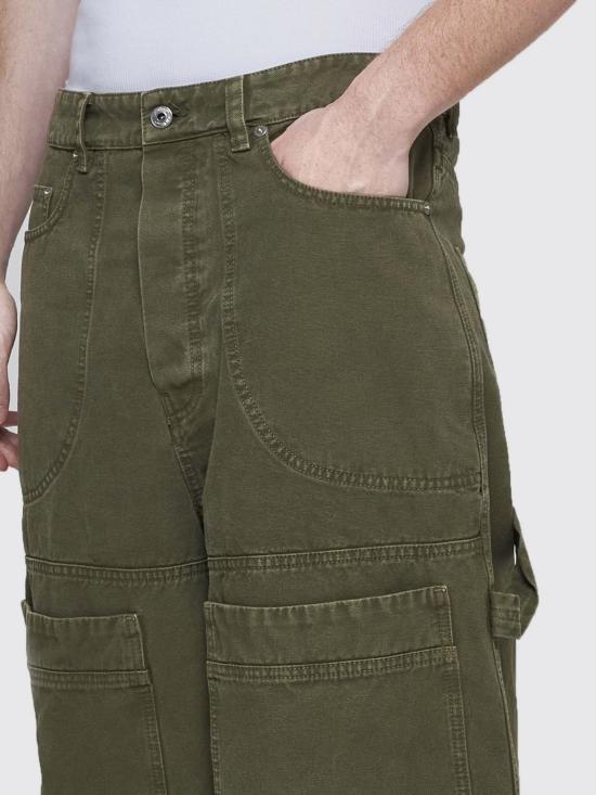 24FW 오프화이트 카고 팬츠 OMCE044F24FAB0015800 Green - OFF WHITE