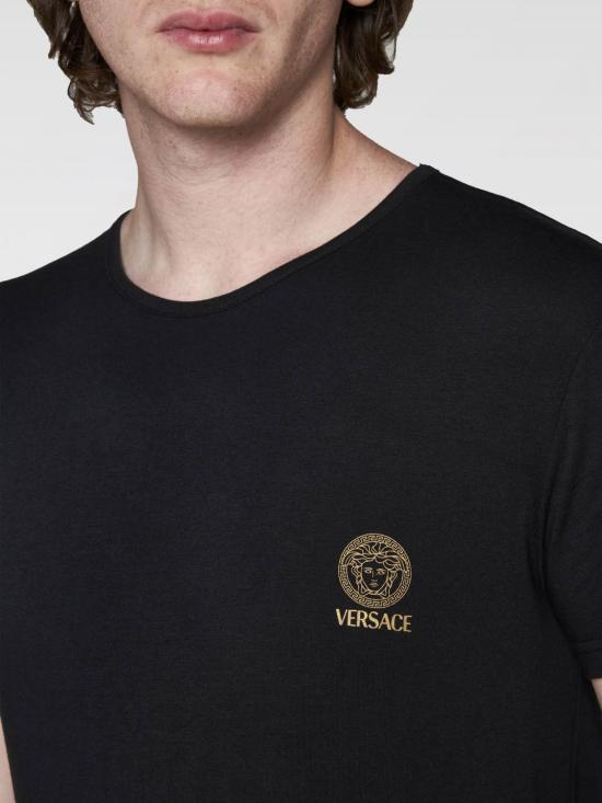 24FW 베르사체 언더웨어 AU101931A10011 A1008 Black - VERSACE