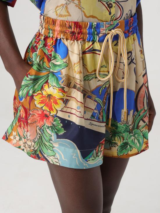  짐머만 숏팬츠 8478ARS241 NAUMP Blue - ZIMMERMANN