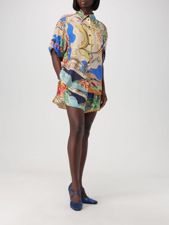  짐머만 숏팬츠 8478ARS241 NAUMP Blue - ZIMMERMANN